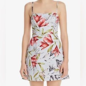 NWT French Connection floral mini dress.